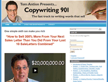 Tablet Screenshot of copywriting901.com